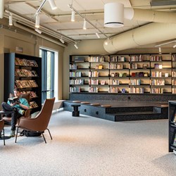 Bibliothèque Halden, Norvège