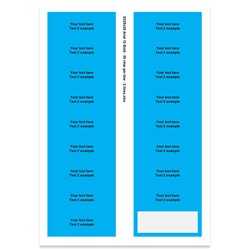 E225220 - 2 lignes, max 2 x 20 caractères (police : Arial 12)