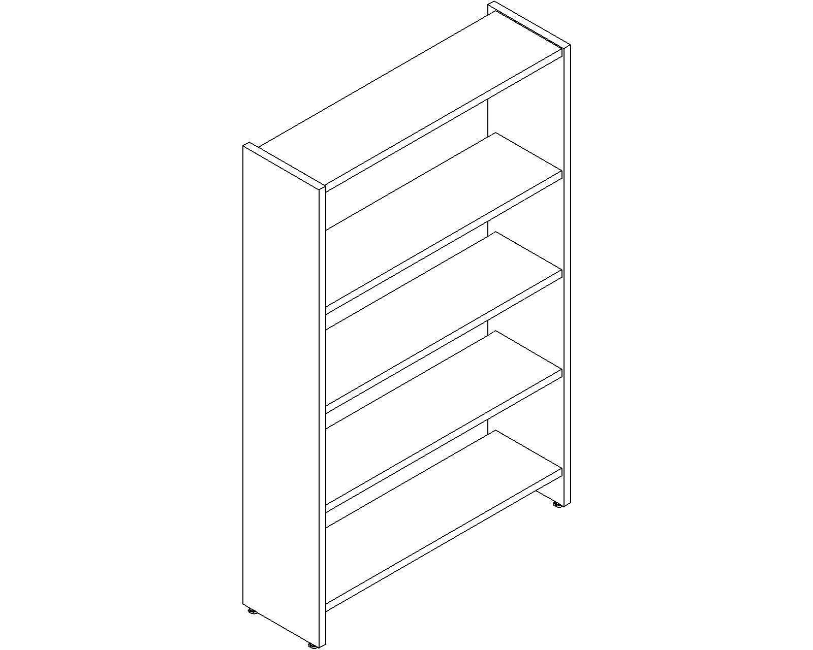 Lingo starter - single-sided - H1520 - D250 - W900 - 3D.dwg