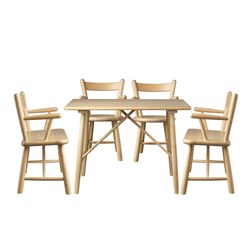 E1576 - Ensemble avec table et 4 chaises