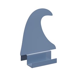 E2633 - Tablette de présentation L150 mm, bleu clair